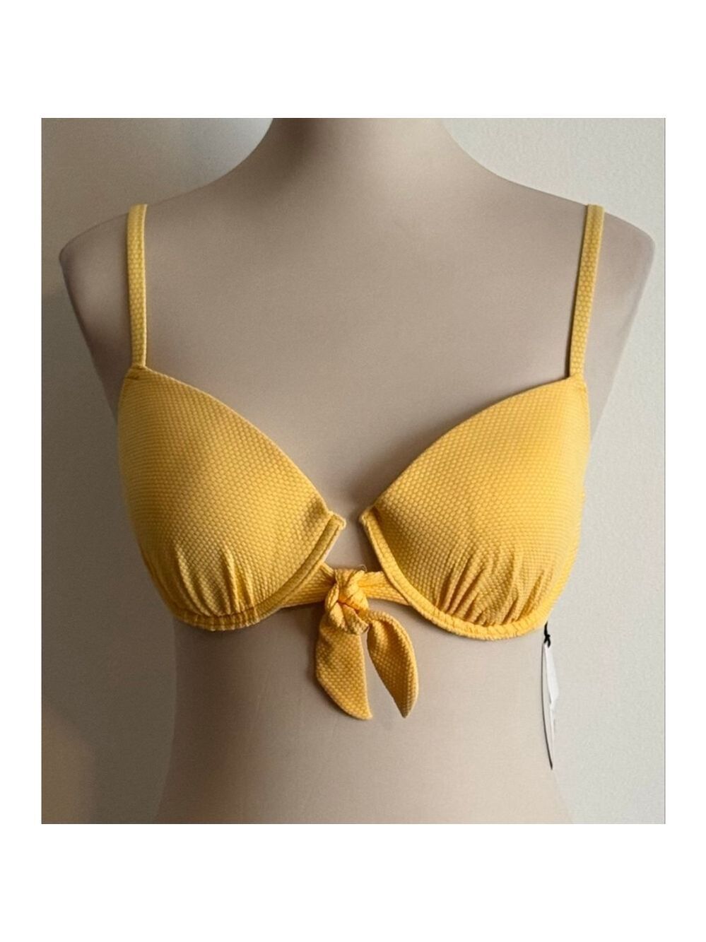 Women's Shade & Shore Yellow Bikini Top 36C